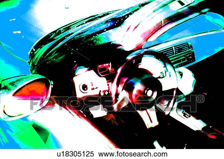 Convertible dash View Large Illustration Stock Illustration - Convertible dash. Fotosearch
