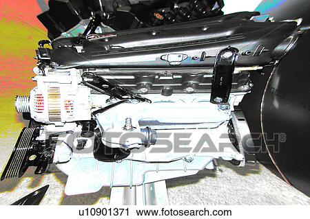 Clip Art - Distorted Engine. Fotosearch