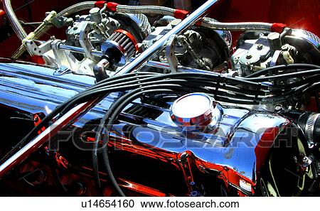 Engine Detail View Large Illustration Clipart - Engine Detail. Fotosearch