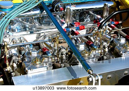 Engine View Large Illustration Drawing - Engine. Fotosearch