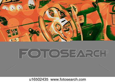 Race car interior View Large Illustration Stock Illustration - Race car interior. Fotosearch