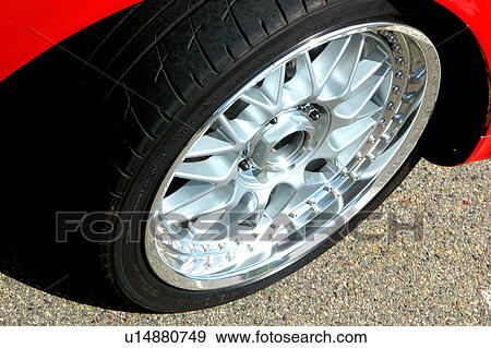 Rim and Tire View Large Illustration Stock Illustration - Rim and Tire. Fotosearch