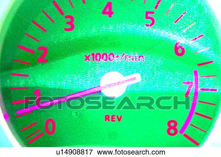 Tachometer View Large Illustration Stock Illustration - Tachometer. Fotosearch