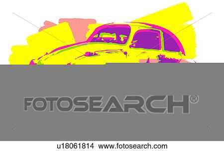 Euro Beetle Bug View Large Illustration Stock Illustration - Euro Beetle Bug. Fotosearch