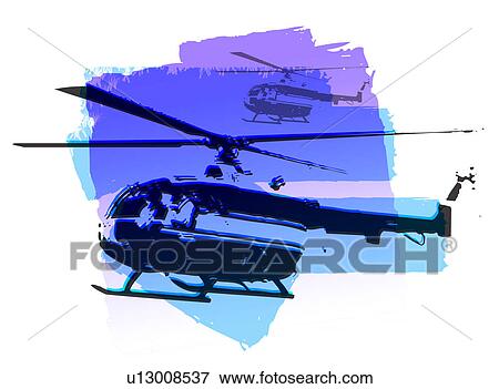 Helicpoter View Large Illustration Stock Illustration - Helicpoter. Fotosearch