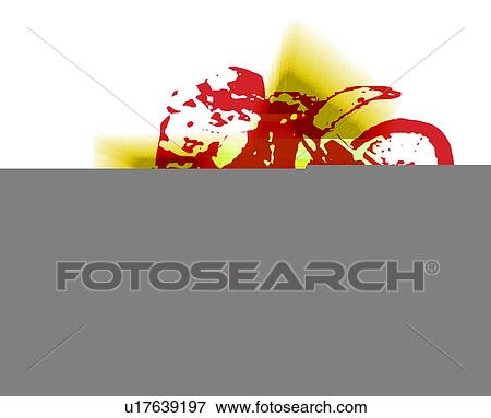 Motocross View Large Illustration Stock Illustration - Motocross. Fotosearch