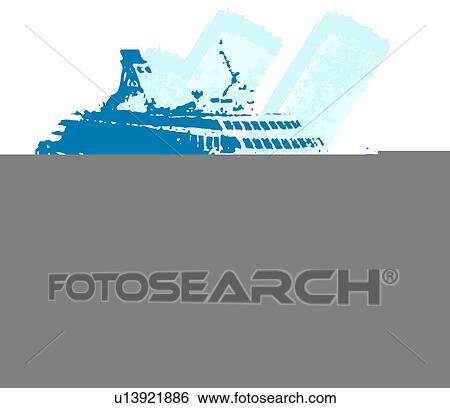 Stock Illustration - Ocean Liner. Fotosearch
