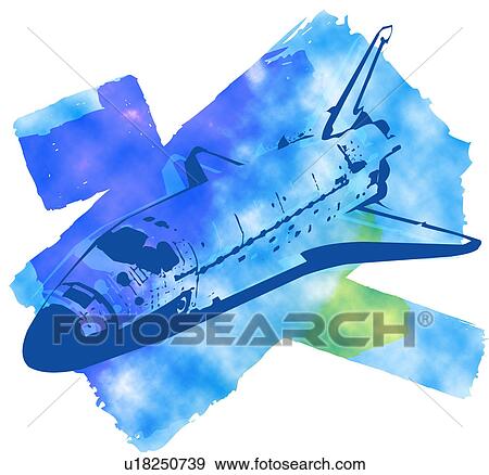Space Shuttle View Large Illustration Stock Illustration - Space Shuttle. Fotosearch