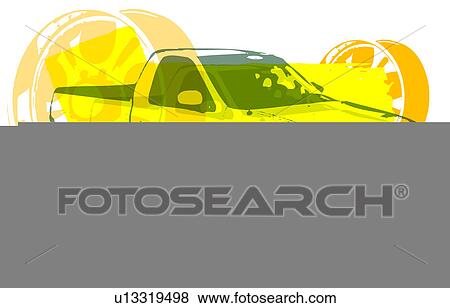 Sport Truck View Large Illustration Stock Illustration - Sport Truck. Fotosearch