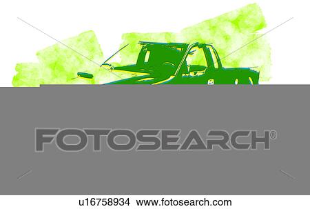 Sport Truck View Large Illustration Stock Illustration - Sport Truck. Fotosearch