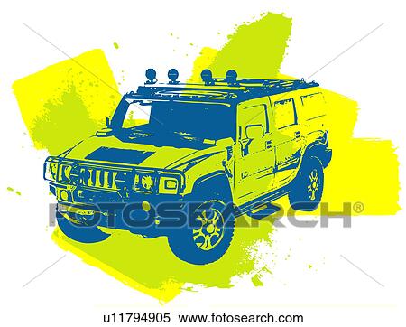 SUV View Large Illustration Stock Illustration - SUV. Fotosearch