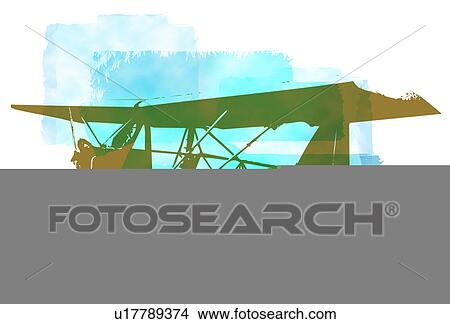 Vintage Prop Plane View Large Illustration Stock Illustration - Vintage Prop Plane. Fotosearch