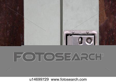 Stock Illustration - lock detail. Fotosearch