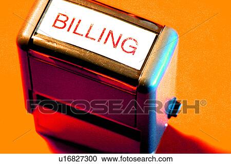 Billing stamp View Large Illustration Clipart - Billing stamp. Fotosearch