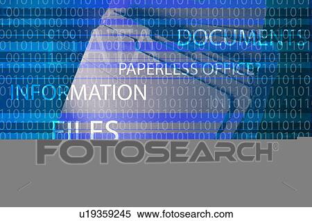 Files and folders and documents View Large Illustration Stock Illustration - Files and folders and documents. Fotosearch