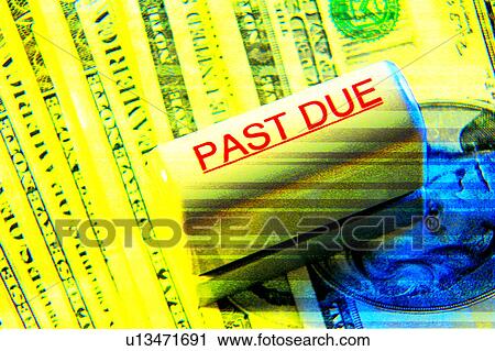 Past due collage View Large Illustration Clip Art - Past due collage. Fotosearch