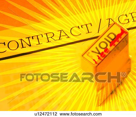 Void contract View Large Illustration Drawing - Void contract. Fotosearch