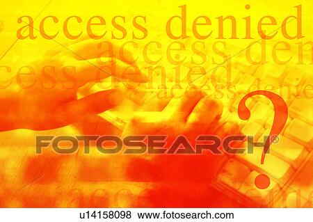 Access denied View Large Illustration Stock Illustration - Access denied. Fotosearch