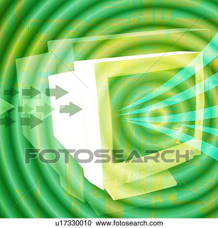 Clipart - Connectivity abstract. Fotosearch