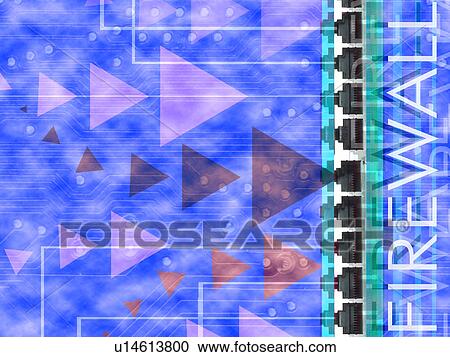 Clipart - Firewall abstract. Fotosearch