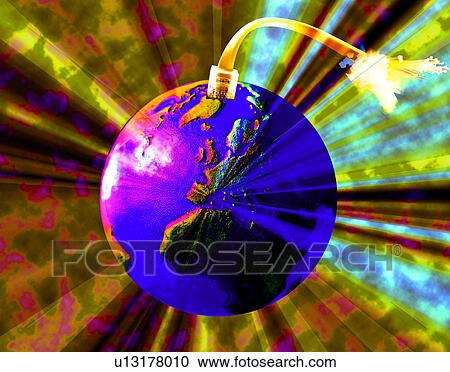Internet abstract View Large Illustration Clipart - Internet abstract. Fotosearch