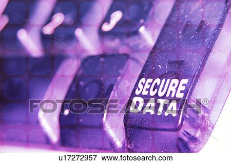 Secure data View Large Illustration Stock Illustration - Secure data. Fotosearch