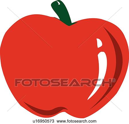 Drawing - Apple. Fotosearch