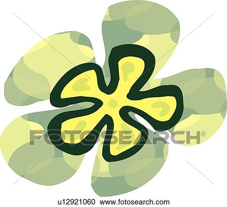 Clipart - camo flower. Fotosearch