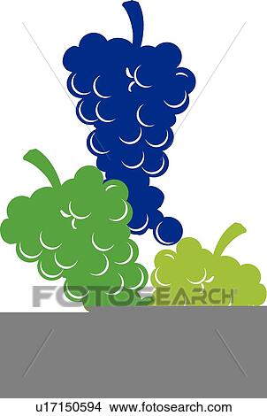 Stock Illustration - grapes. Fotosearch