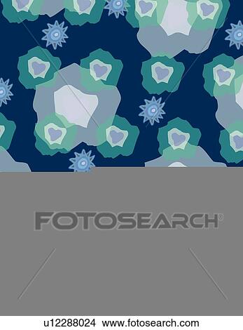 Stock Illustration - graphic flower pattern. Fotosearch