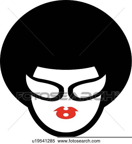 Stock Illustration - graphic girl. Fotosearch