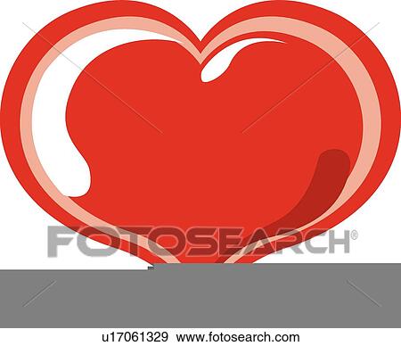 graphic heart View Large Illustration Stock Illustration - graphic heart. Fotosearch