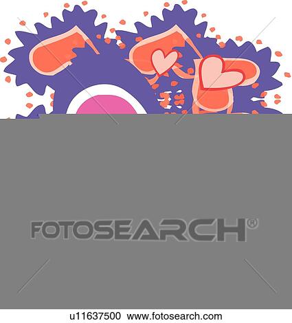 graphic hearts View Large Illustration Clipart - graphic hearts. Fotosearch