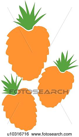 stock illustration of pineapples u10316716 search clip art