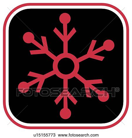 snow flakes View Large Illustration Drawing - snow flakes. Fotosearch