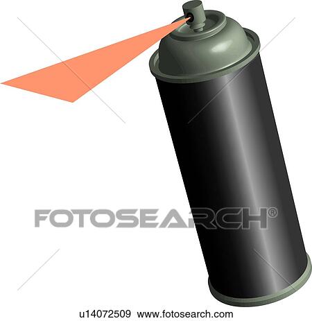 spray can View Large Illustration Stock Illustration - spray can. Fotosearch