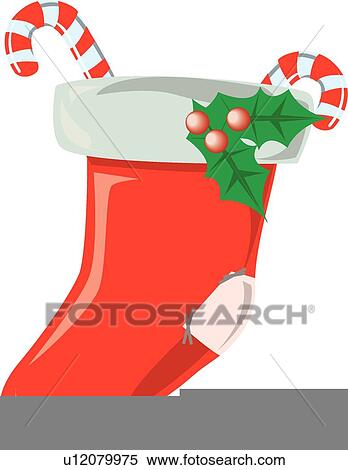 stocking View Large Illustration Stock Illustration - stocking. Fotosearch