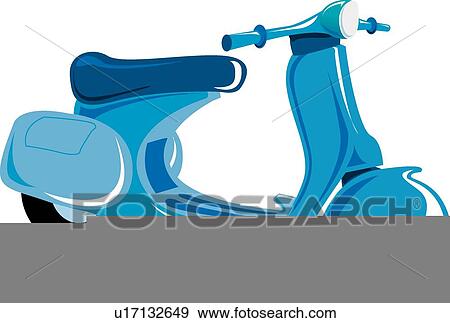 Stock Illustration - vespa. Fotosearch