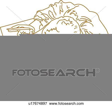 Checking the figures View Large Illustration Stock Illustration - Checking the figures. Fotosearch
