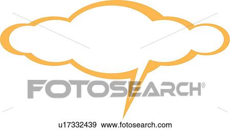 cloud dialogue balloon View Large Illustration Stock Illustration - cloud dialogue balloon. Fotosearch