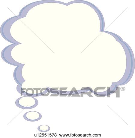 Cloud thought balloon View Large Illustration Stock Illustration - Cloud thought balloon. Fotosearch