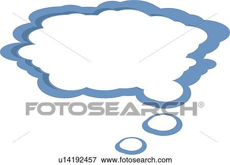 Cloud thought balloon View Large Illustration Stock Illustration - Cloud thought balloon. Fotosearch