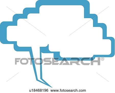 Stock Illustration - dialogue balloon. Fotosearch