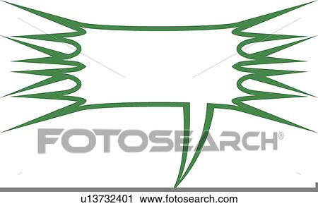 sharp dialogue balloon View Large Illustration Clip Art - sharp dialogue balloon. Fotosearch