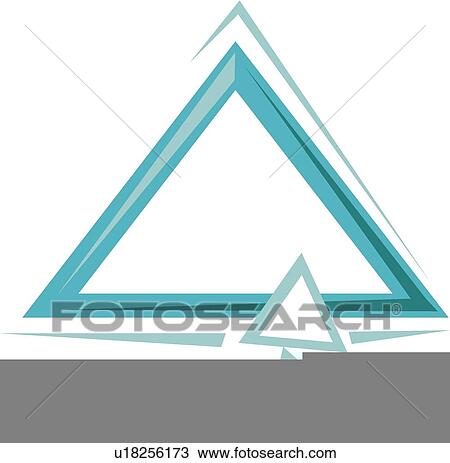 Drawing - triangle thought balloon. Fotosearch