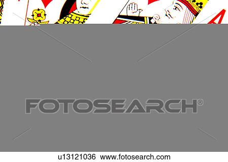 Stock Illustration - Flush detail full color. Fotosearch