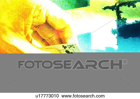 Clipart - Sneak peak pocket Kings. Fotosearch