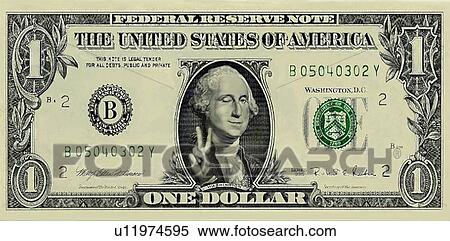 George Washington gesturing peace on a dollar bill View Large Illustration Stock Illustration - George Washington gesturing peace on a dollar bill. Fotosearch