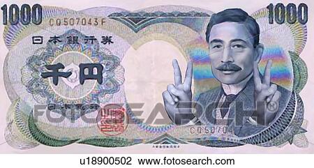Money with political figure gesturing peace signs View Large Illustration Drawing - Money with political figure gesturing peace signs. Fotosearch