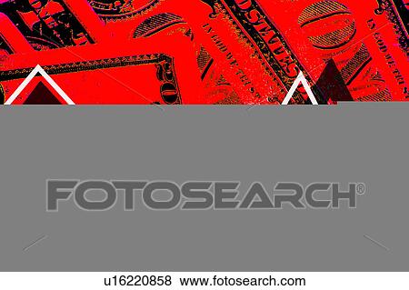 Stock Illustration - layered bills. Fotosearch